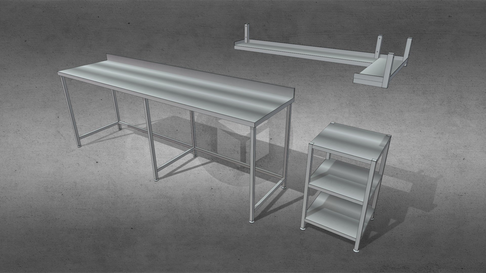 Mobilier inox Marius M.