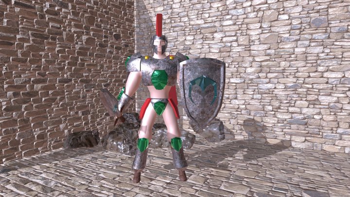 Bruze, El Gran Guerrero 3D Model