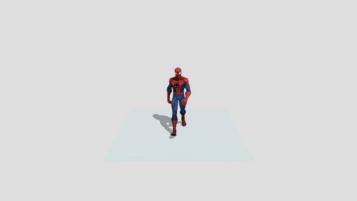 Spiderman walk 3D Model