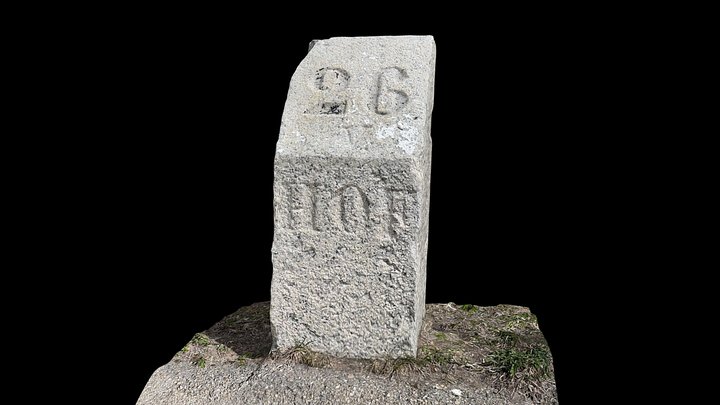 Milestone Innertkirchen - Grimselpass km 26 – Free 3D Model STL