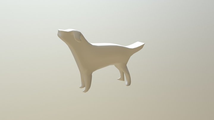 Dog 3D figurine 3D Model