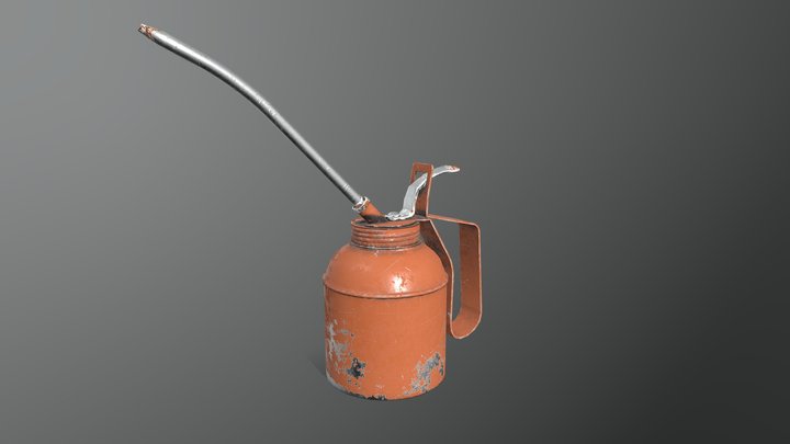Oil Can 3D Model
