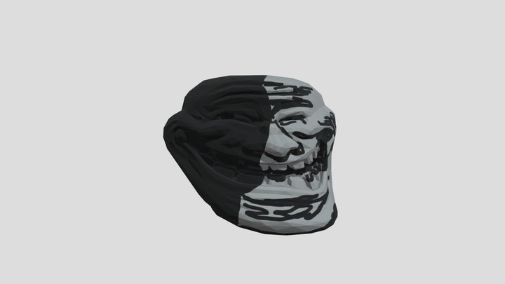 poorly drawn Trollge 3D Model