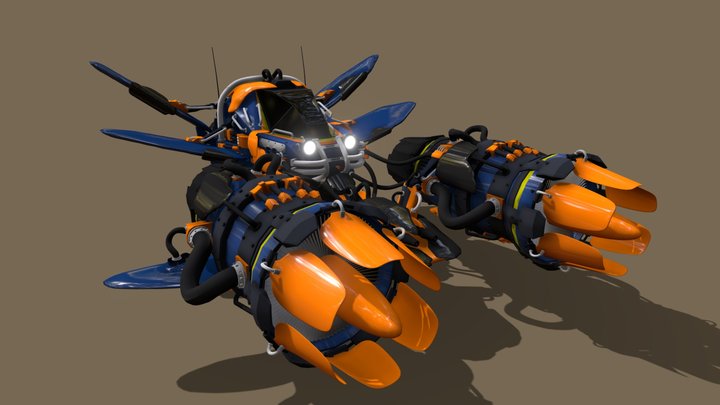 RX1000-Speeder 3D Model