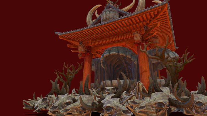 Malevolent_shrine jjk cc 3D Model