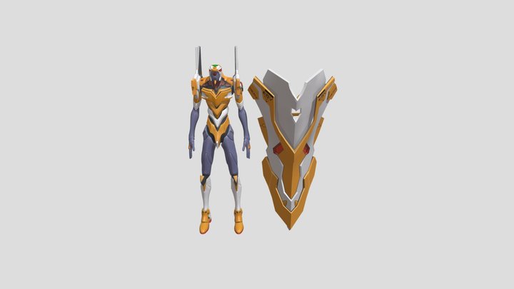 Npc_eva_005+shield_skin 3D Model