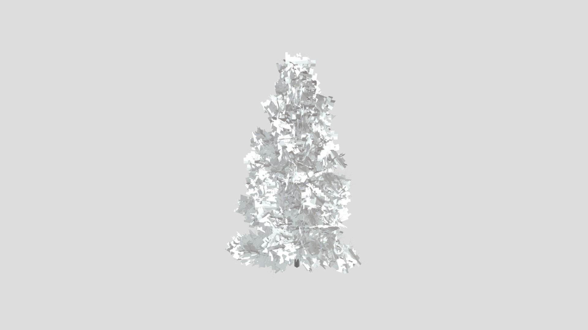 Low poly pine tree
