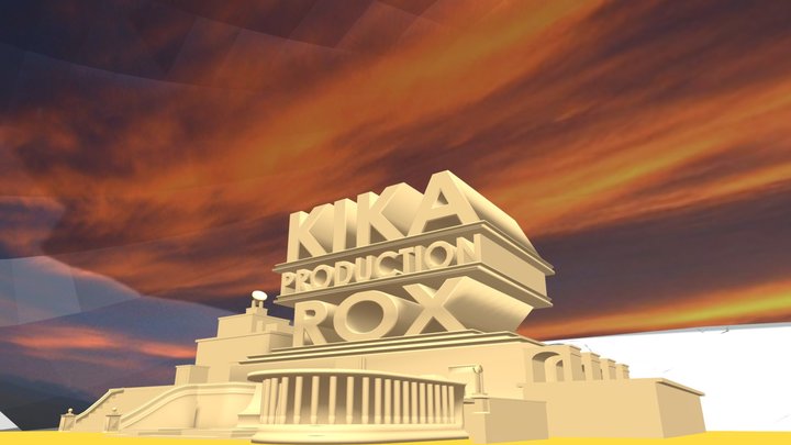 Kika Production Rox (20th Century Fox Style) Log – Free 3D Model STL