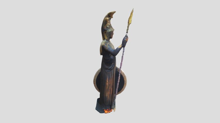 Athena Promachos 3D Model