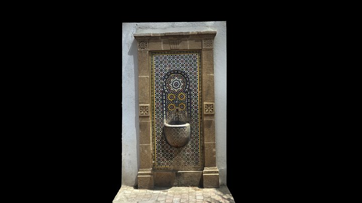 Fontaine Murale Oudayas 3D Model