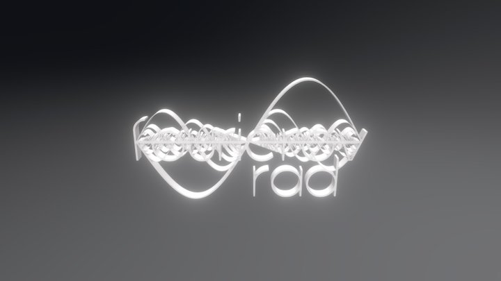 Fourierov Rad Band Logo 3D Model