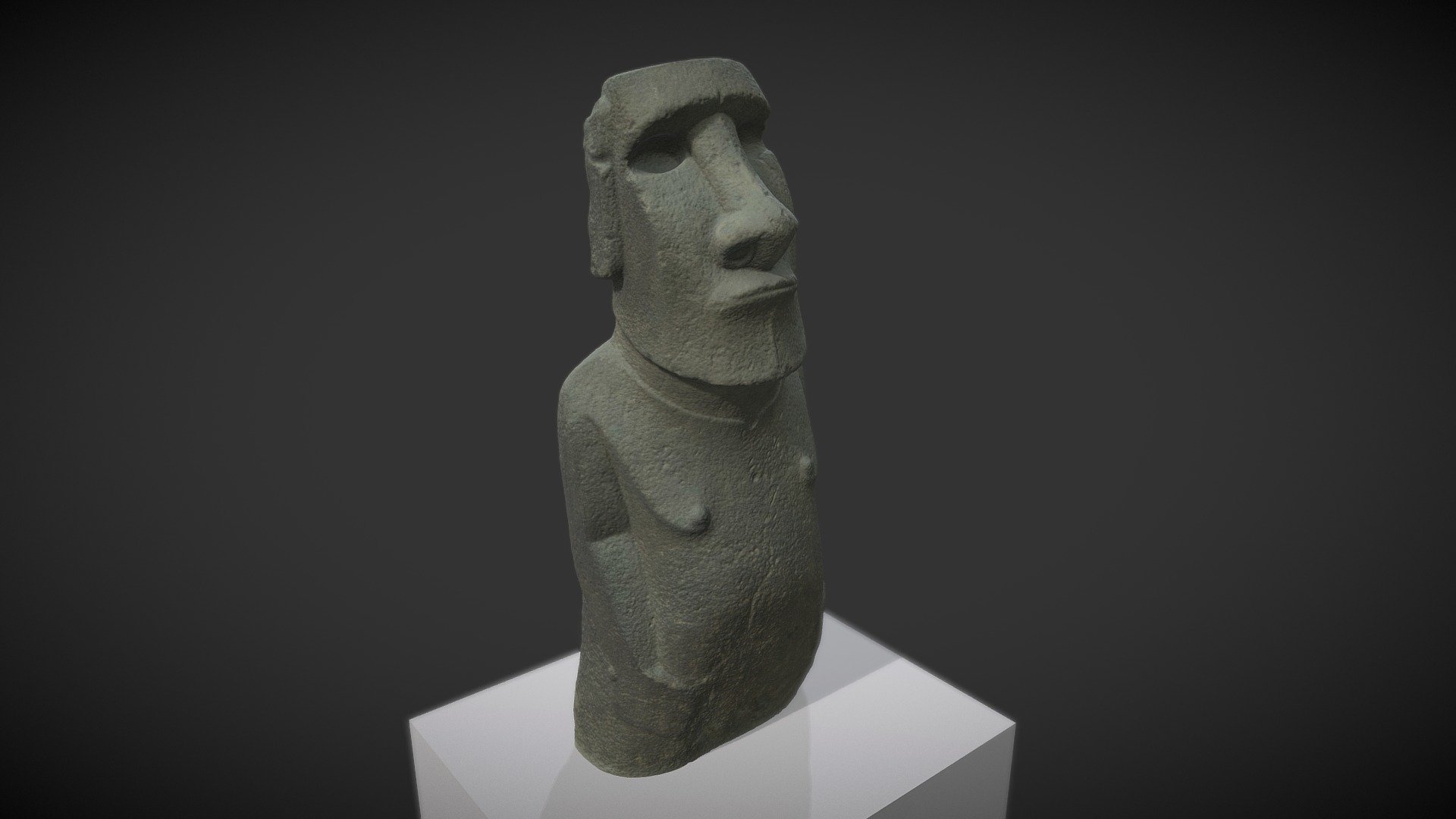 Moai Hoa Hakananai'a from the British Museum - 3D model by IMA ...