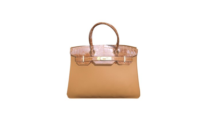 Hermes Birkin Touch Hand Bag 3D model 3D Model