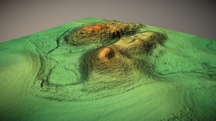 Kocēnu Piltiņkalns – Free 3D Model STL