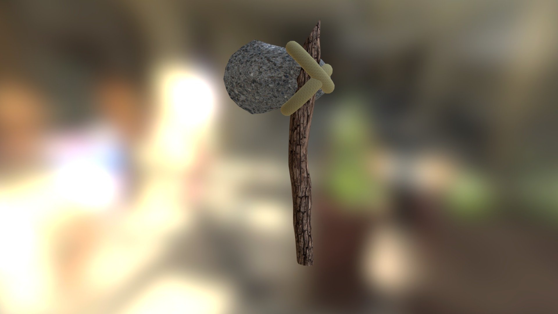 Survival Stone Axe Model