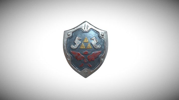 The Legend of Zelda - Hylian Shield 3D Model