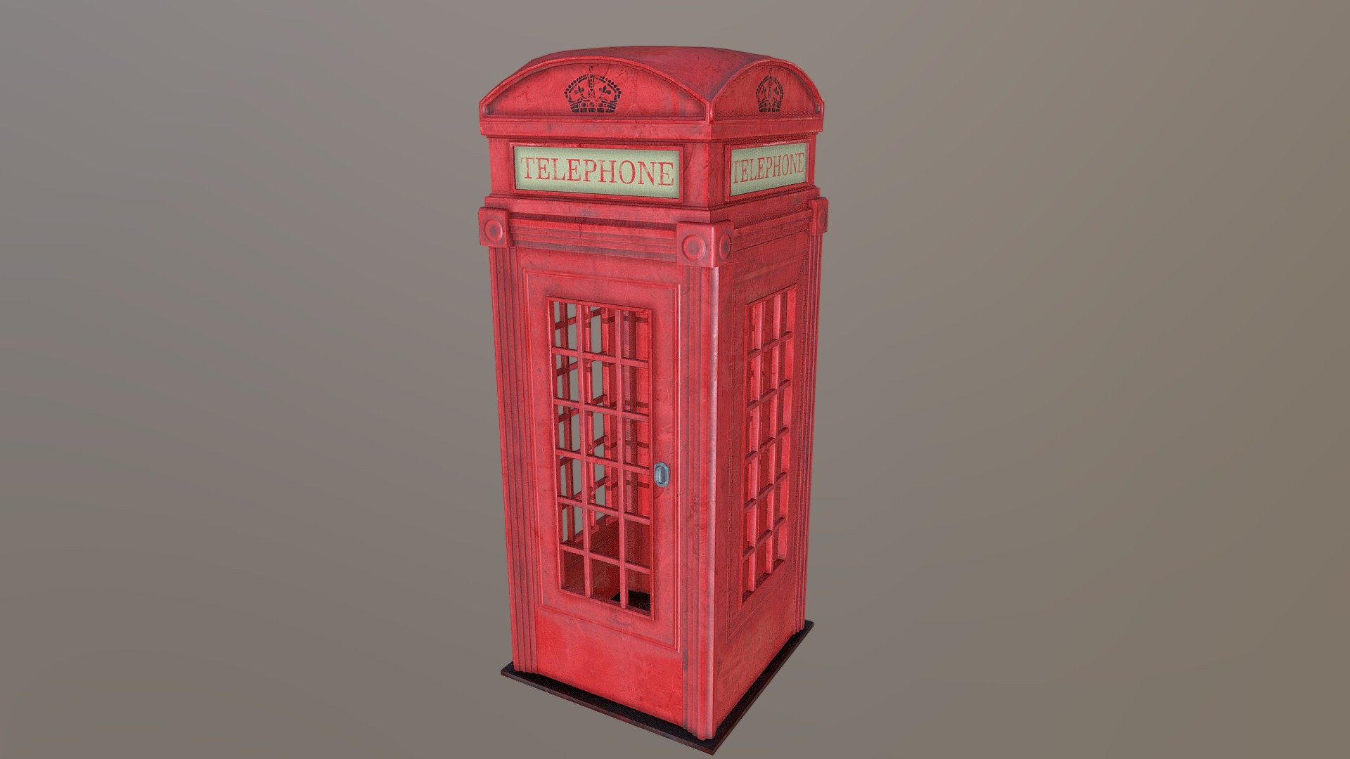 Classic British Phonebox - 3D model by Hogarth [dfa1e55] - Sketchfab