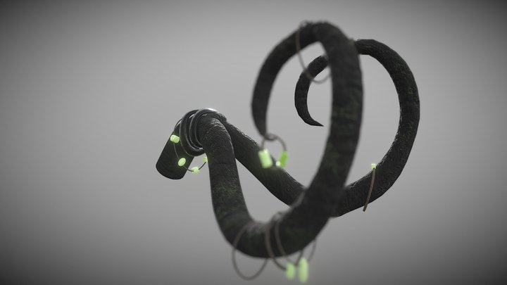 Fantasy Horns 3D Model