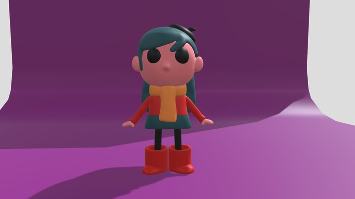 Funko Pop Hilda 3D Model