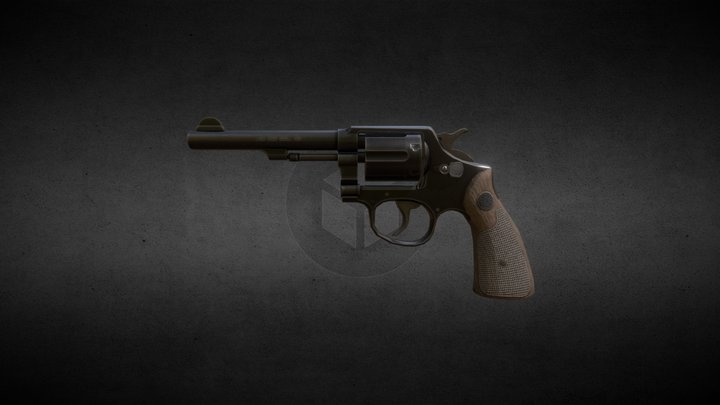 Revolver Smith & Wesson Model 10 3D Model