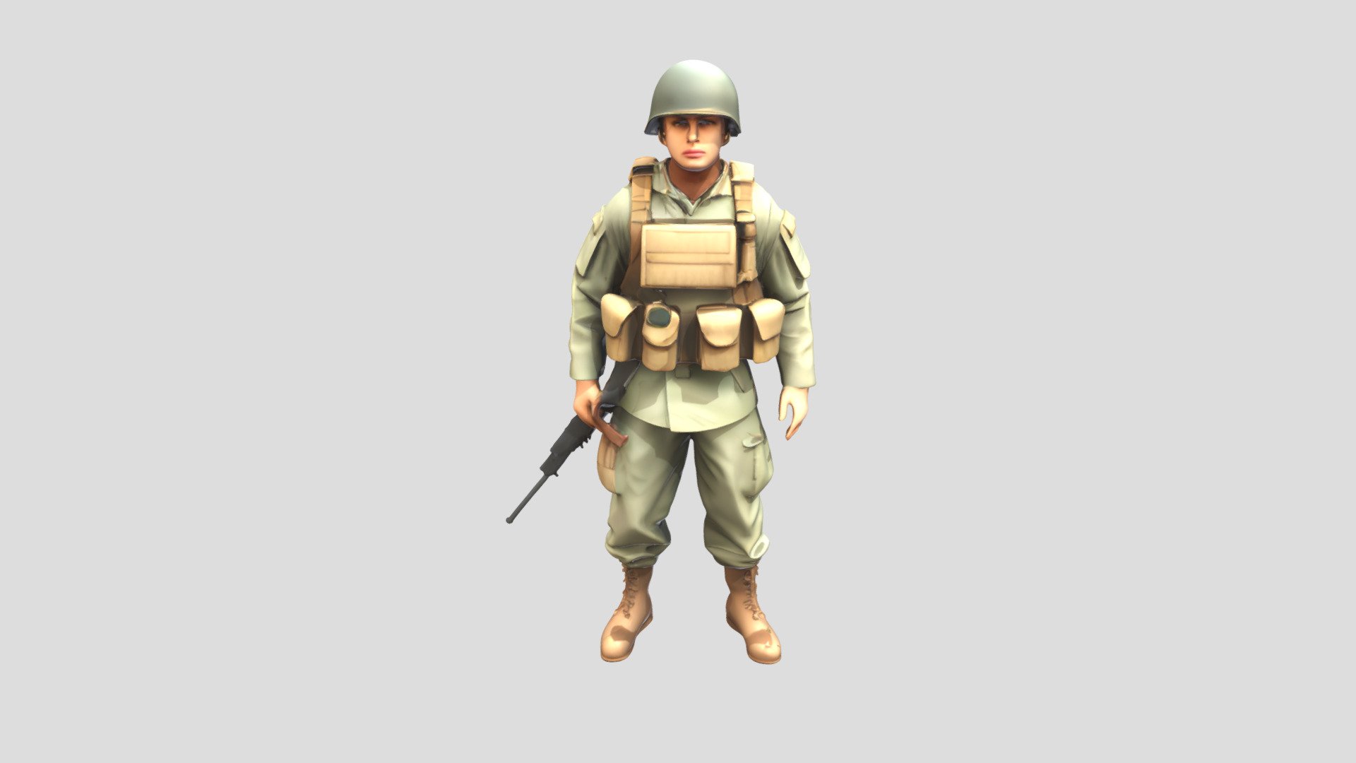 Sentinel of the Rising Sun Japanese Soldier - Download Free 3D model by ...