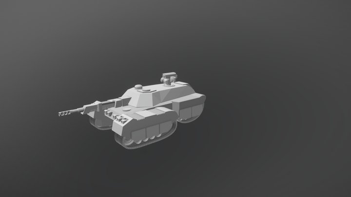 Танк "Страж" Red Alert 3 3D Model