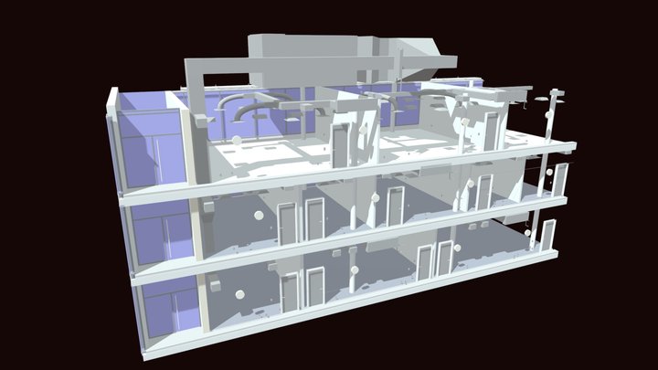 EBIND VR AR Building Example (by ADSK) 3D Model