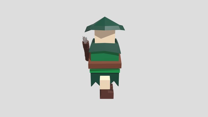 Arqueiro 3D Model