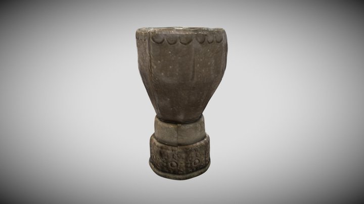 Font, St Giles, Matlock 3D Model