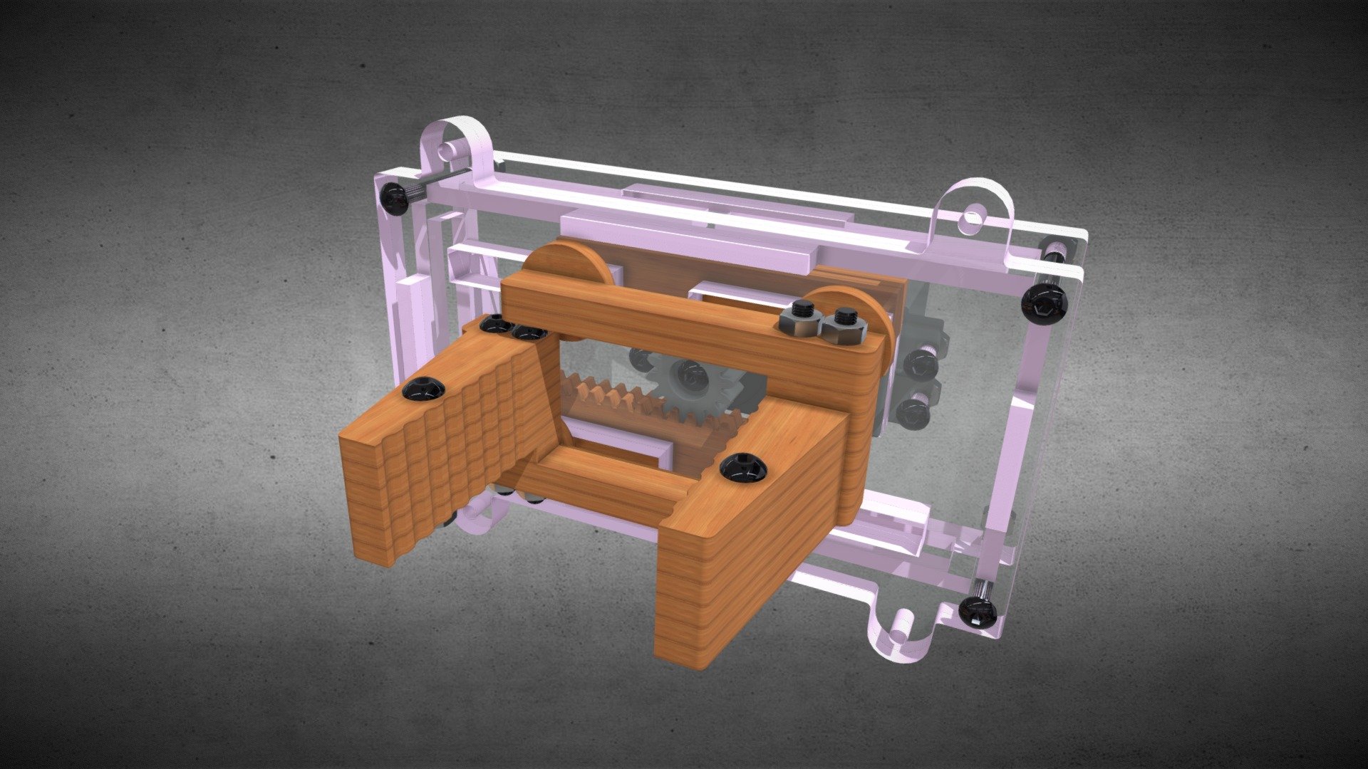 LaserCut Servo Gripper Download Free 3D model by trinityscsp