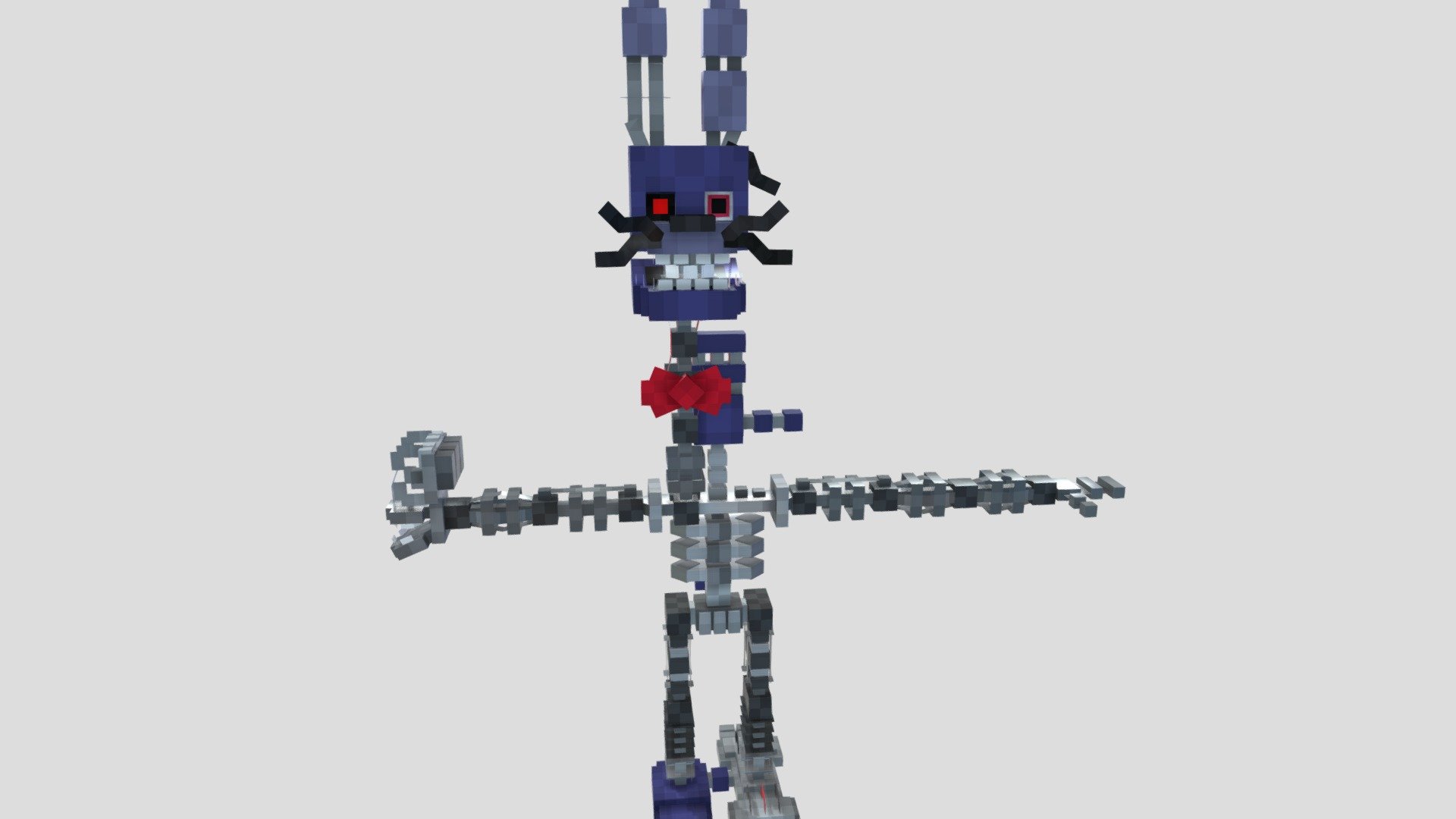 Minecraft Mangled bonnie - Download Free 3D model by skylajade69 ...