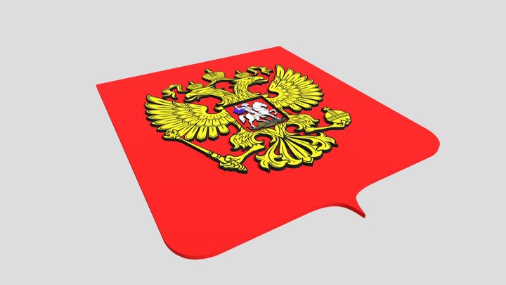 russia Logo 3D Model