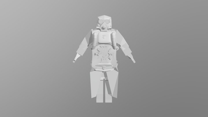 40k psyker character 3D Model