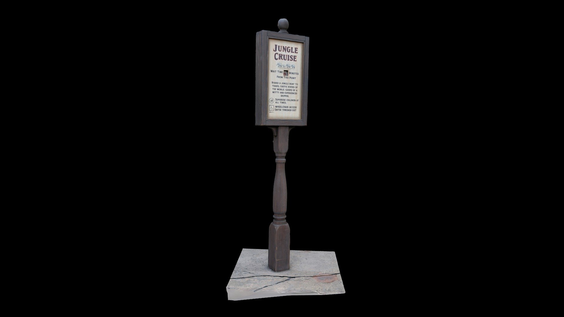 Jungle Cruise Sign