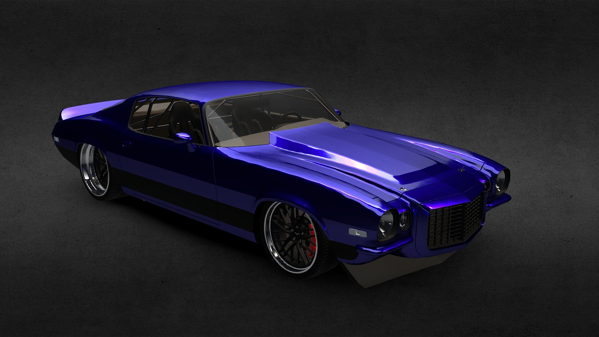 1970 Chevrolet Camaro Pro Touring - Download Free 3D model by everhard  (@everhard) [dfad2db]