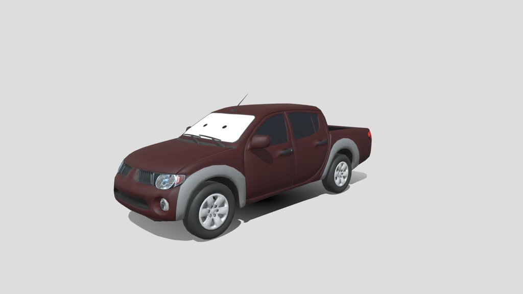 L200 Red offroader v4 eye