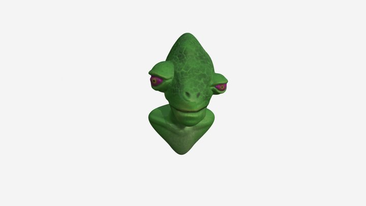 Lizard guy test 2 3D Model