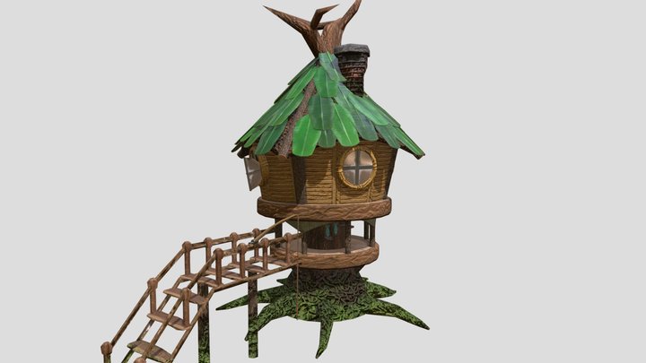 Tree House 3D Model