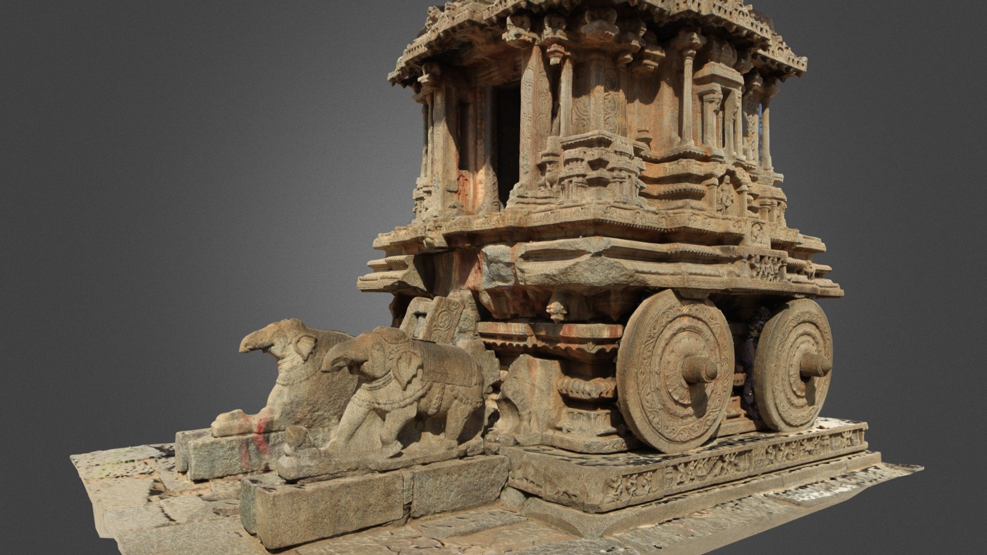 Discover more than 77 hampi stone chariot sketch super hot - seven.edu.vn