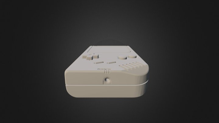 Gameboy Draf45454t 3D Model