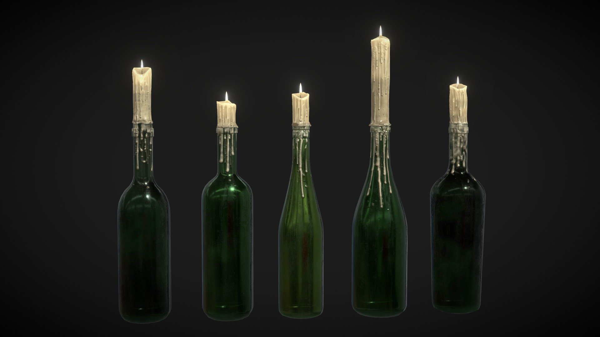 wine-bottle-candles-low-poly-buy-royalty-free-3d-model-by-karolina