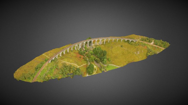 Digital Twin of Glenfinnan Viaduct 3D Model
