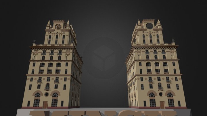 gates of minsk /handmade 3D Model