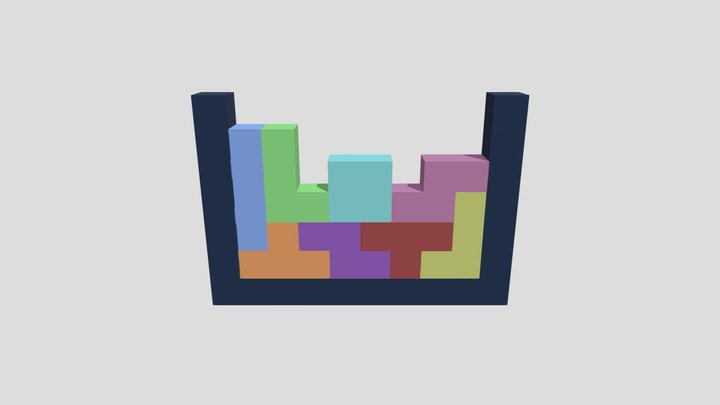 Savanah Chavez_Tetris Blocks 3D Model