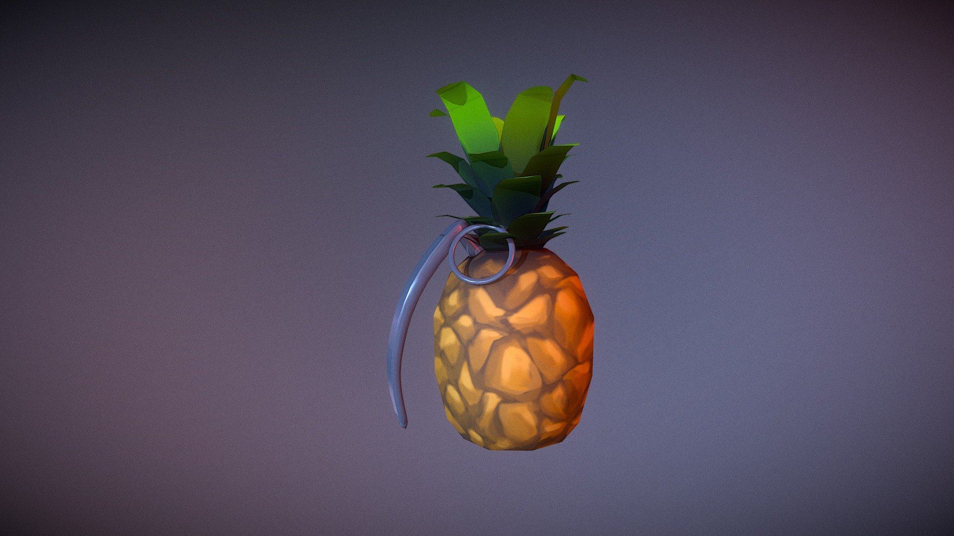Hand Painted: Pineapple Combat Grenade