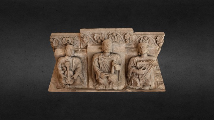 Ménsula 5, Pazo de Xelmírez 3D Model