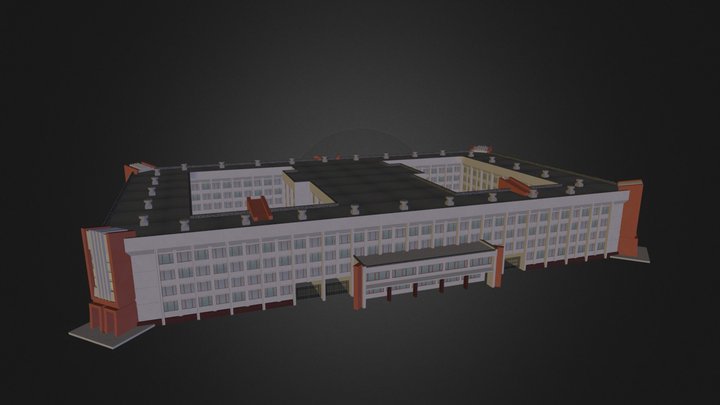 Magnitogorsk_Lenin Avenue_72_1.zip 3D Model