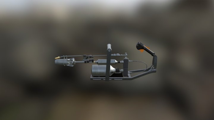 Flamethrower (based on movie 'Prometheus') 3D Model