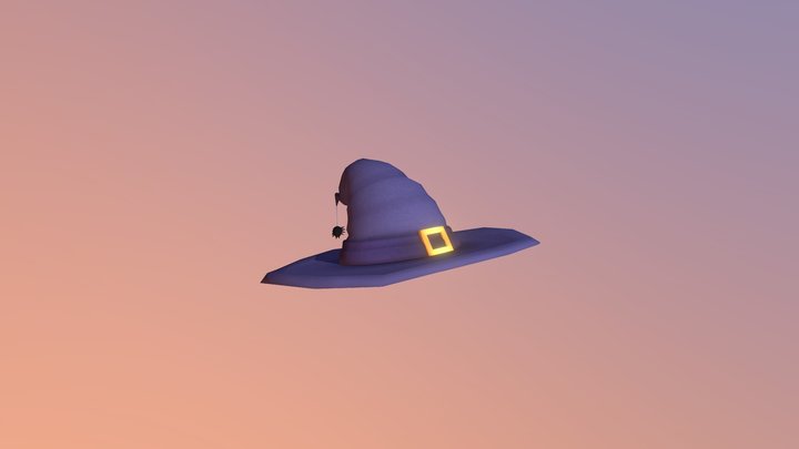 Witch Hat 3D Model