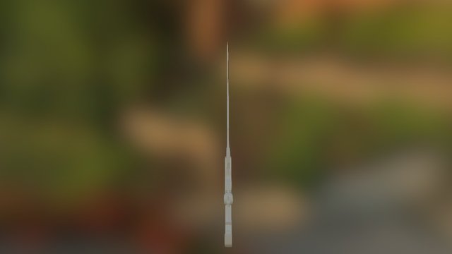 FF13 Lightning's Blazefire Saber 3D Model
